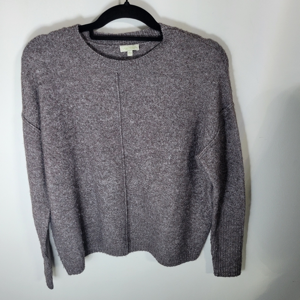 Legendary Outfitters Women's Long Sleeve Brown Cozy Crewneck, Size S